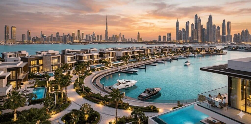 budget for dubai luxury property waterfront