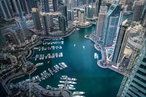 Luxury real estate property in Dubai waterfront community